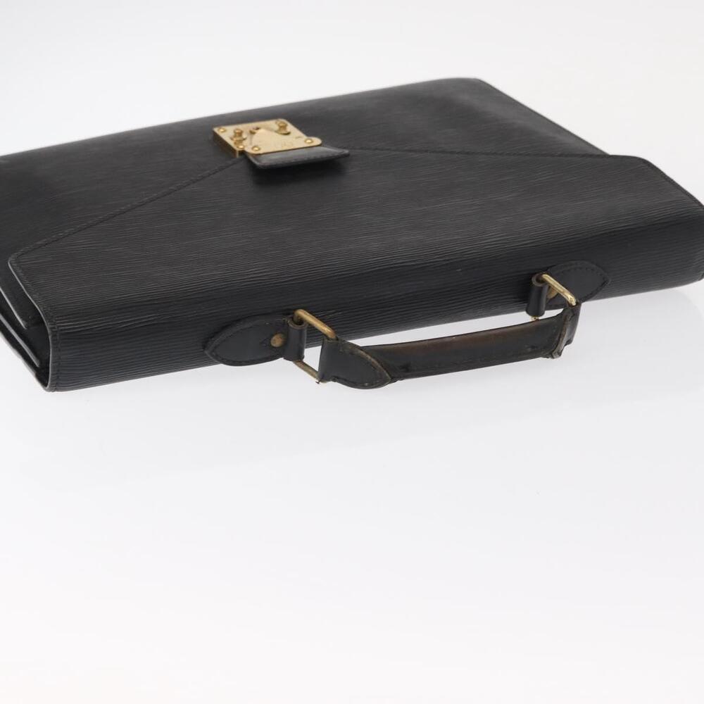 LOUIS VUITTON Epi Serviette Conseiller Business Bag Black M54422 LV Auth BA8581 - Picture 6 of 16